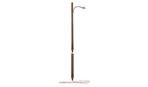 Woodland Scenics  5630 Wooden Pole Street Light - Just Plug(TM) -- pkg(3)   (SCALE=HO)  Part # 785-5630
