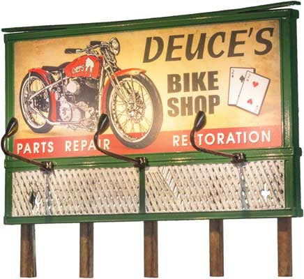 Woodland Scenics 5792 / Deuce's Parts and Repair Lighted Billboard - Just Plug(R) (SCALE=HO) Part # 785-5792