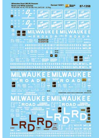 Image for 460-871358 MILW Boxcars #2 Brn/Wht