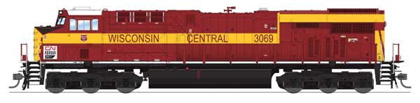 BLI 8554 GE ES44AC - Standard DC - Stealth Broadway Limited Imports CN Canadian National #3069 Broadway Limited HO Scale