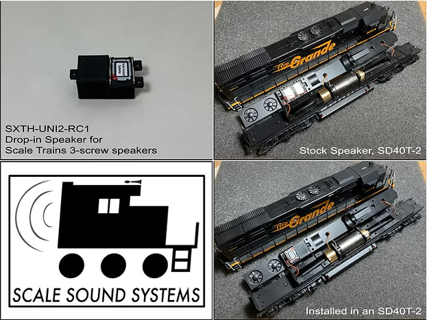 Scale Sound Systems SXTH-UNI2 Scale Trains Universal #2 HO Scale SXTH-UNI2-RC1