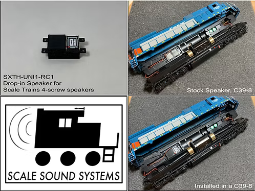 Scale Sound Systems SXTH-UNI1 Scale Trains Universal #1 HO Scale SXTH-UNI1-RC1