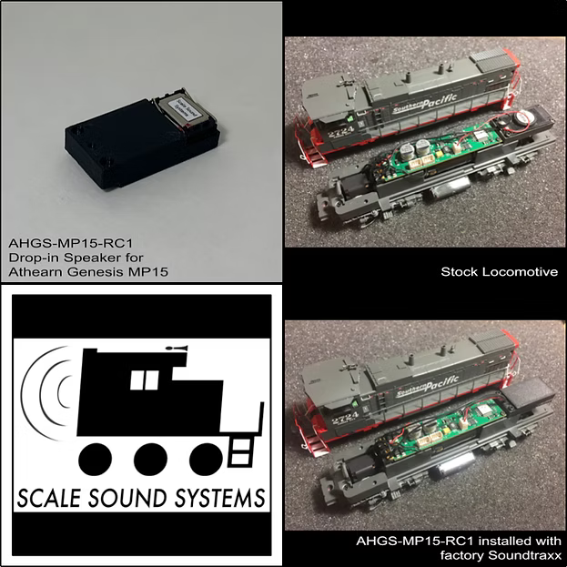 Scale Sound Systems AHGS-MP15 Athearn Genesis MP15 HO Scale AHGS-MP15-RC1