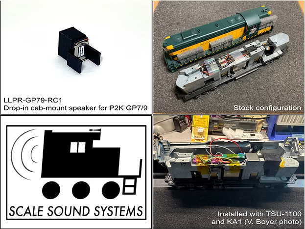 Scale Sound Systems LLRP-FR79 Life-Like Proto 2000 GP7/9/18, SD7/9 HO Scale LLRP-GPSD-RC1