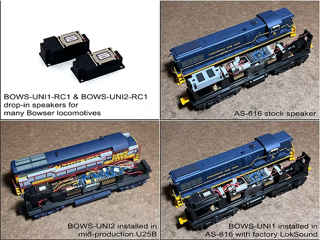 Scale Sound Systems BOWS-UNI1 Bowser Universal (AS, DRS, RS, S, VO) HO Scale BOWS-UNI1-RC1