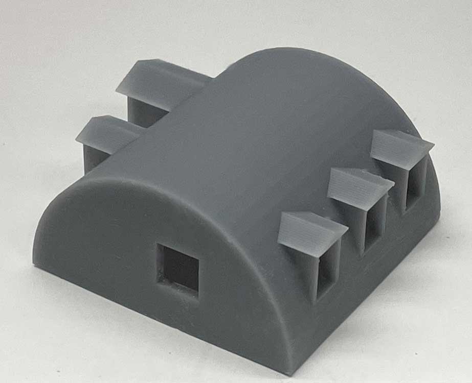 Image for 586-30810 Quonset Hut Office w/Gls