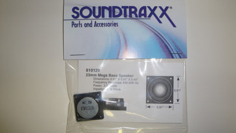 810129 Soundtraxx /  23mm Square x 10.2mm (D), 8 Oh (SCALE=ALL) Part # = 678-810129