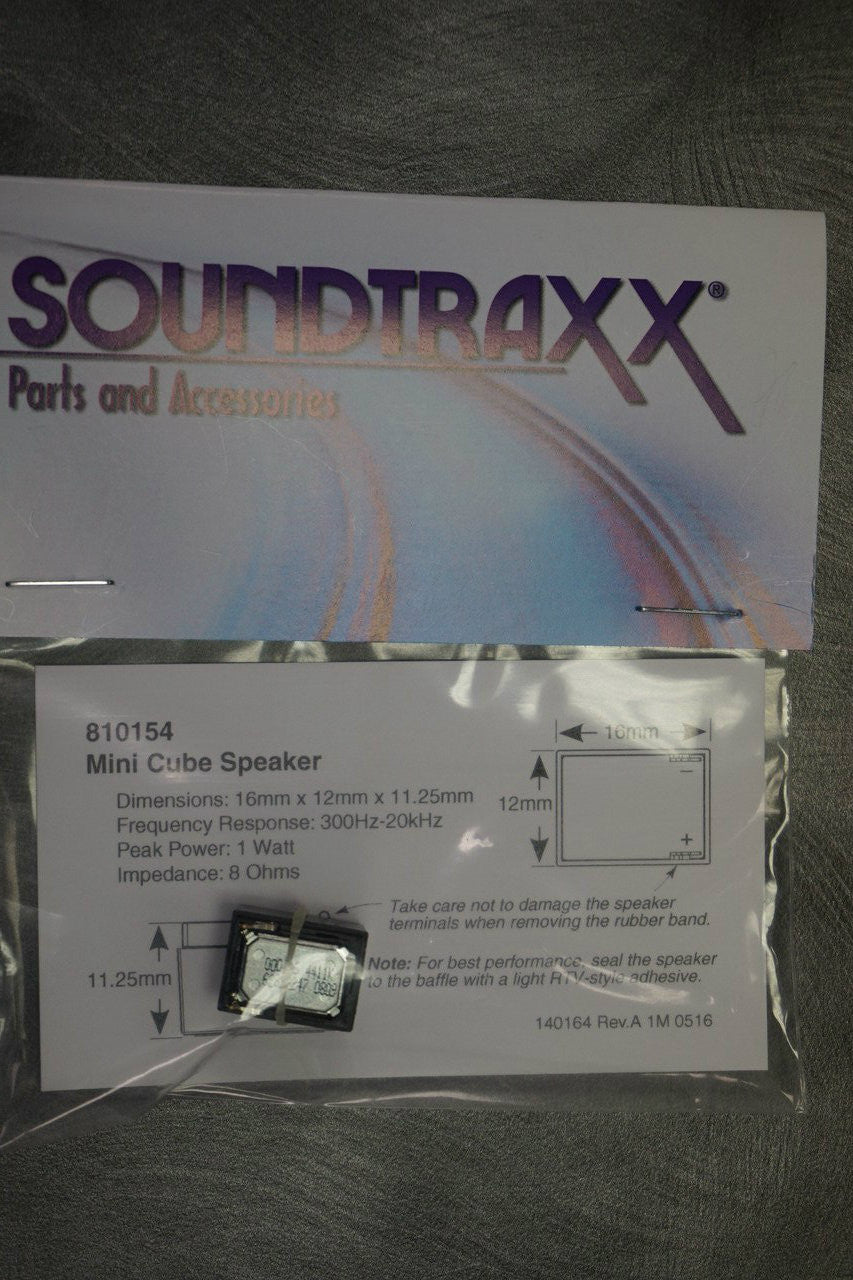 810154 Soundtraxx / 15mm x 12mm x 11.5mm Mini Cube (SCALE=ALL) Part # = 678-810154