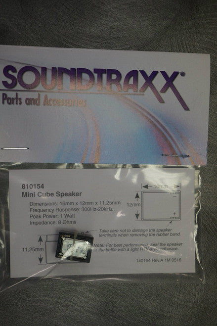 810154 Soundtraxx /  15mm x 12mm x 11.5mm Mini Cube (SCALE=ALL) Part # = 678-810154