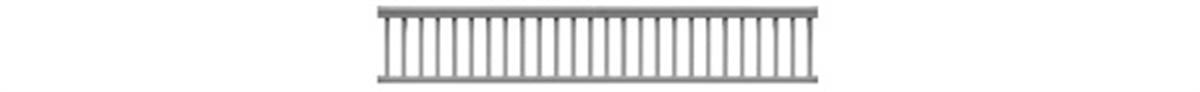 Tichy Train Group 8109 Round Spindle Porch Rail - pkg(3) HO Scale