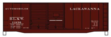 Image for 112-3641 40'AAR DD Box DL&W