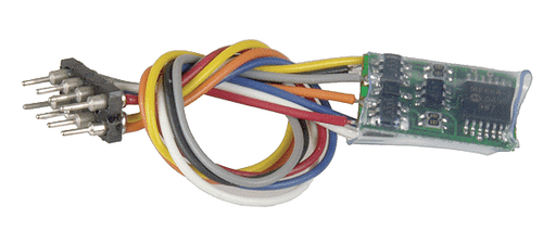 130 NCE /  Decoders -- Z14SRP - Generic, Tiny, 1 Amp 4-Function w/8-Pin NMRA Plug (SCALE=N) Part # = 524-130