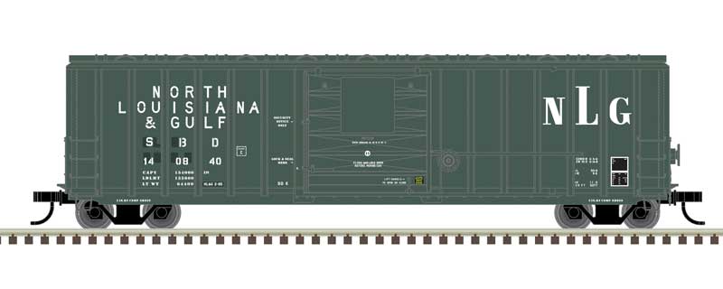 Atlas 50007004 Berwick 50' Boxcar - Ready to Run - Master(R) -- Seaboard System #140884 (Ex-NLG, green, white) HO Scale