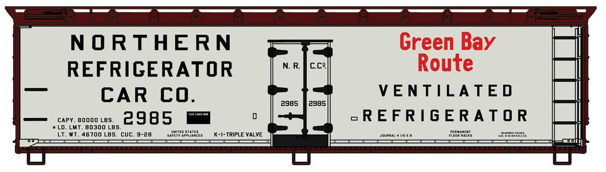 Image for 112-4911 40' Wood Reefer NRC/GB