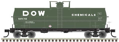 ATLAS 50003745 11,000-Gallon Tank Car - Dow Chemical SHPX #775 (green, white) N Scale