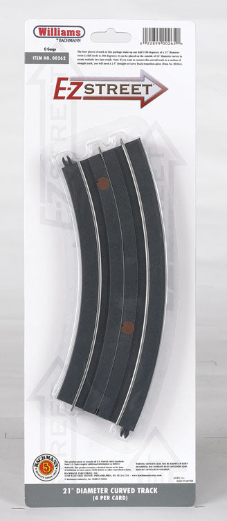 Image for 160-262 E-Z D-21 Curved Track 4/