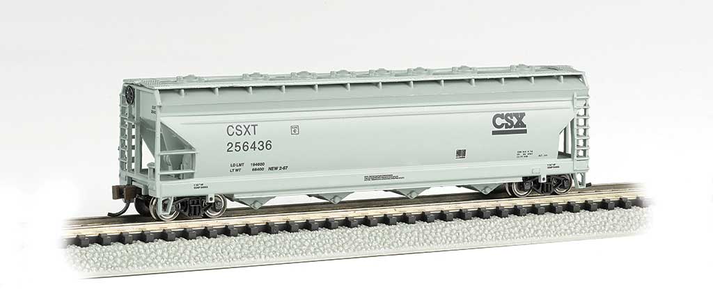 Image for 160-17557 56' 4-Bay CF Hopper CSX#3