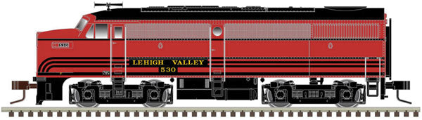 Atlas 40004572 FA1 LV Lehigh Valley #532 (Cornell Red, black) DCC & Sound N Scale