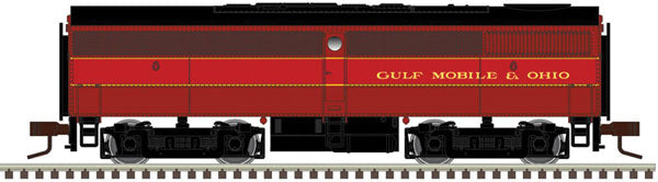 Atlas 40004585 FB1 GM&O Gulf, Mobile & Ohio B3 (maroon, red, black) DCC & Sound N Scale