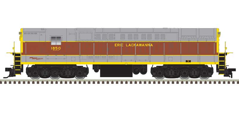 Atlas 40005403 FM H-24-66 Phase 1A Trainmaster EL Erie Lackawanna #1850 DCC & Sound N Scale
