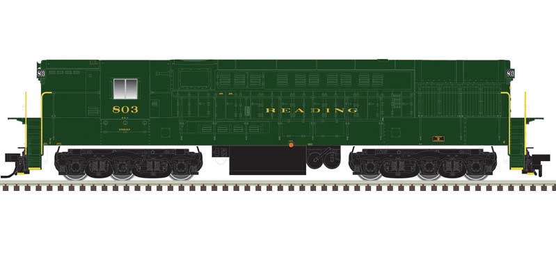 Atlas 40005410 FM H-24-66 Phase 1A Trainmaster RDG Reading #803 DCC & Sound N Scale