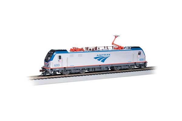Bachmann 67410 Siemens ACS-64 Electric - DCC and WOWSound(R) -- Amtrak #600 David L. Gunn (silver, blue, gray, red) HO Scale