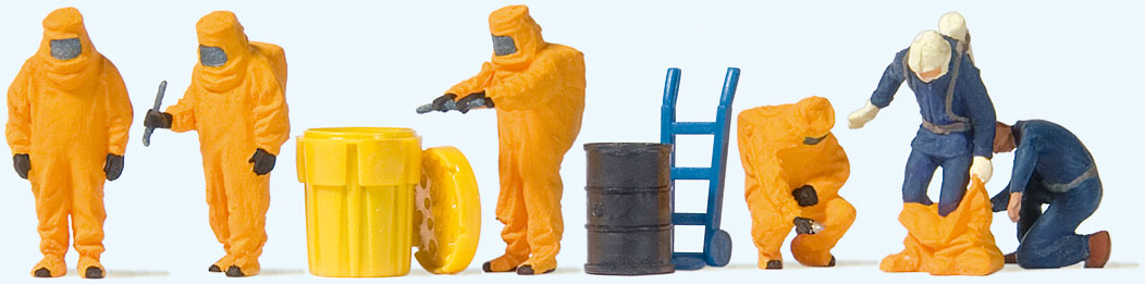 Image for 590-10732 Firemen/Orange Chem Suits