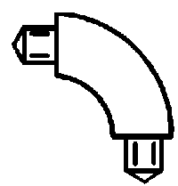 Image for 570-95001 90-Deg Elbow 3/32" 5/