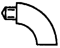 Image for 570-95041 90-Deg Elb Fml f/Tb-3 5/