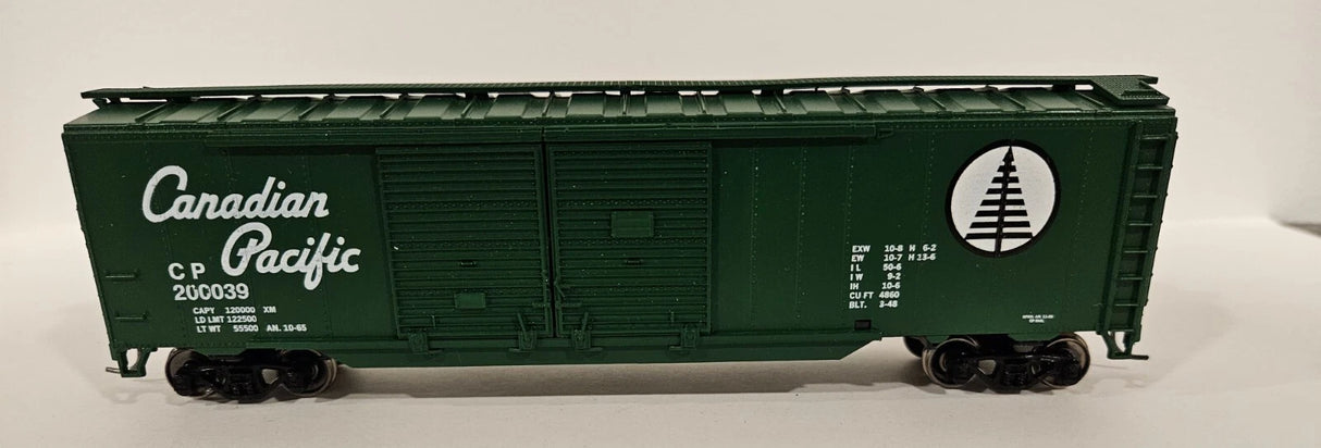 Bev-Bel 808-2 50' Steel Double-Door Boxcar CP Canadian Pacific "Script-Pine Tree Herald" #200039 HO Scale