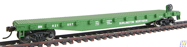 1601 (HO Scale) WAL-931-1601        50' Flatcar BN