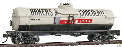 1615 (HO Scale) WAL-931-1615        40' Tank Car Bakers Choco