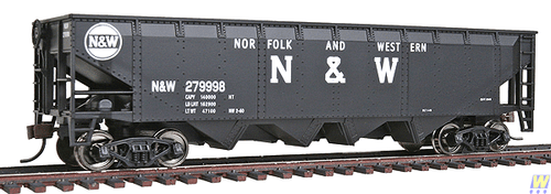 1655 (HO Scale) WAL-931-1655        40' Ofst Quad Hop N&W