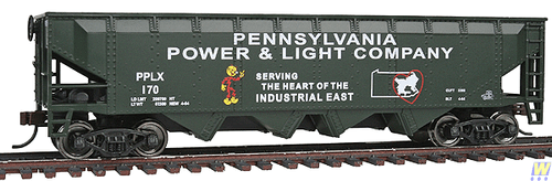 1659 (HO Scale) WAL-931-1659        40' Ofst Quad Hop PPLX
