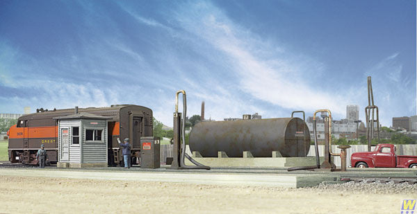 2908 Walthers Diesel Fueling Facility (HO Scale) Cornerstone Part# 933-2908