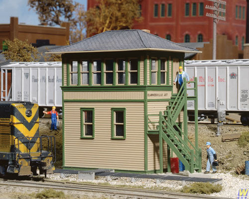 3071 Walthers Interlocking Tower (Scale=HO) Cornerstone Part#933-3071