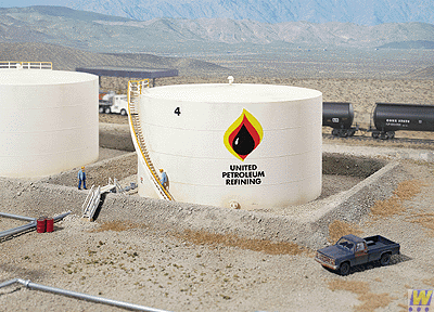 3167 Walthers Oil Storage Tank wide (Scale=HO) Cornerstone Part#933-3167