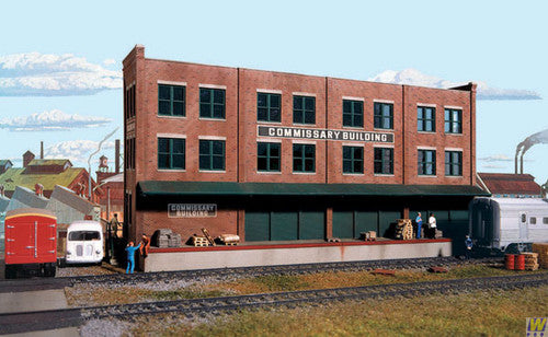 3173 Walthers Commissary-Freight Transfer Background Building (Scale=HO) Cornerstone Part#933-3173