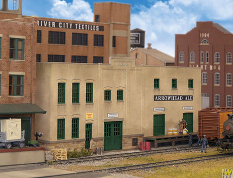 3193 (HO Scale) WAL-933-3193        Arrowhead Ale Background Building