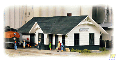 3240 WalthersClarkesville Depot (N Scale) Cornerstone Part# 933-3240