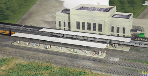 3258 Walthers Butterfly-Style Station Platform Shelters (N Scale) Cornerstone Part# 933-3259