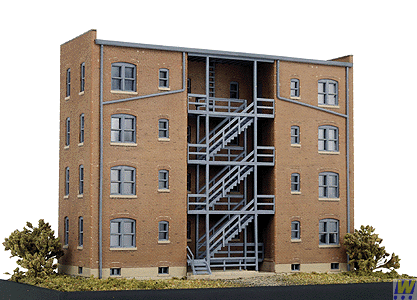 3259 Walthers Parkview Terrace bkgrnd (N Scale) Cornerstone Part# 933-3259