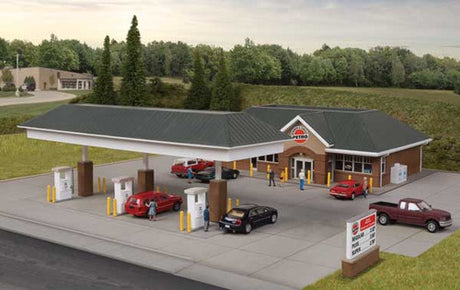 Walthers 933-3537 Modern Gas Station HO Scale