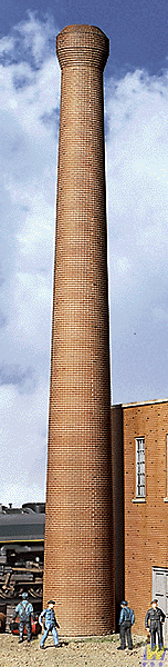 Walthers 933-3728 One-Piece Brick Smokestack - pkg(2) (Scale=HO) Cornerstone Part#933-3728
