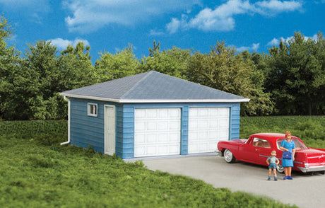 Walthers 933-3793 Two-Car Garage HO Scale