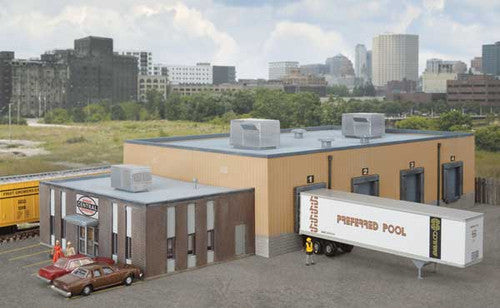 Walthers 933-3861 Central Beverage Distributors with Office Annex N Scale