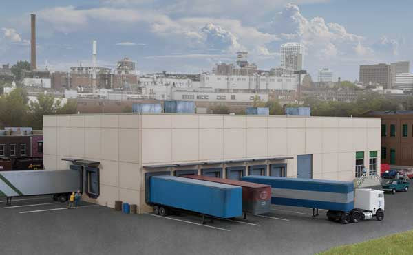 Walthers 933-3862 Modern Concrete Warehouse N Scale