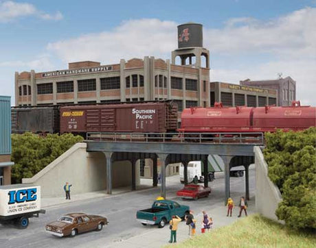 Walthers 933-3871 Urban Steel Overpass N Scale