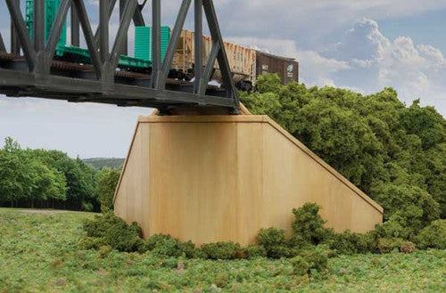 Walthers 933-3881 Bridge Abutment 2-Pack N Scale