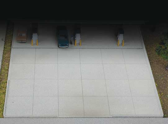 Walthers 933-3886 Modern Parking Lot - 8 Sections N Scale